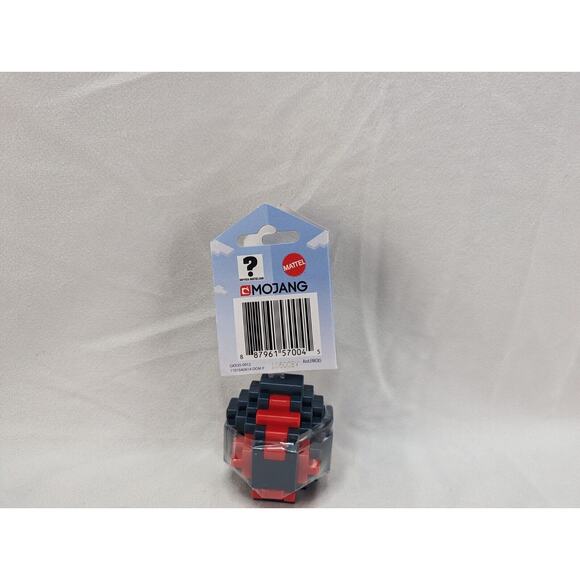Mattel Minecraft Spawn Egg w/ Mini Figure Inside - CAVE SPIDER (Black & Red Egg) - Picture 6 of 7